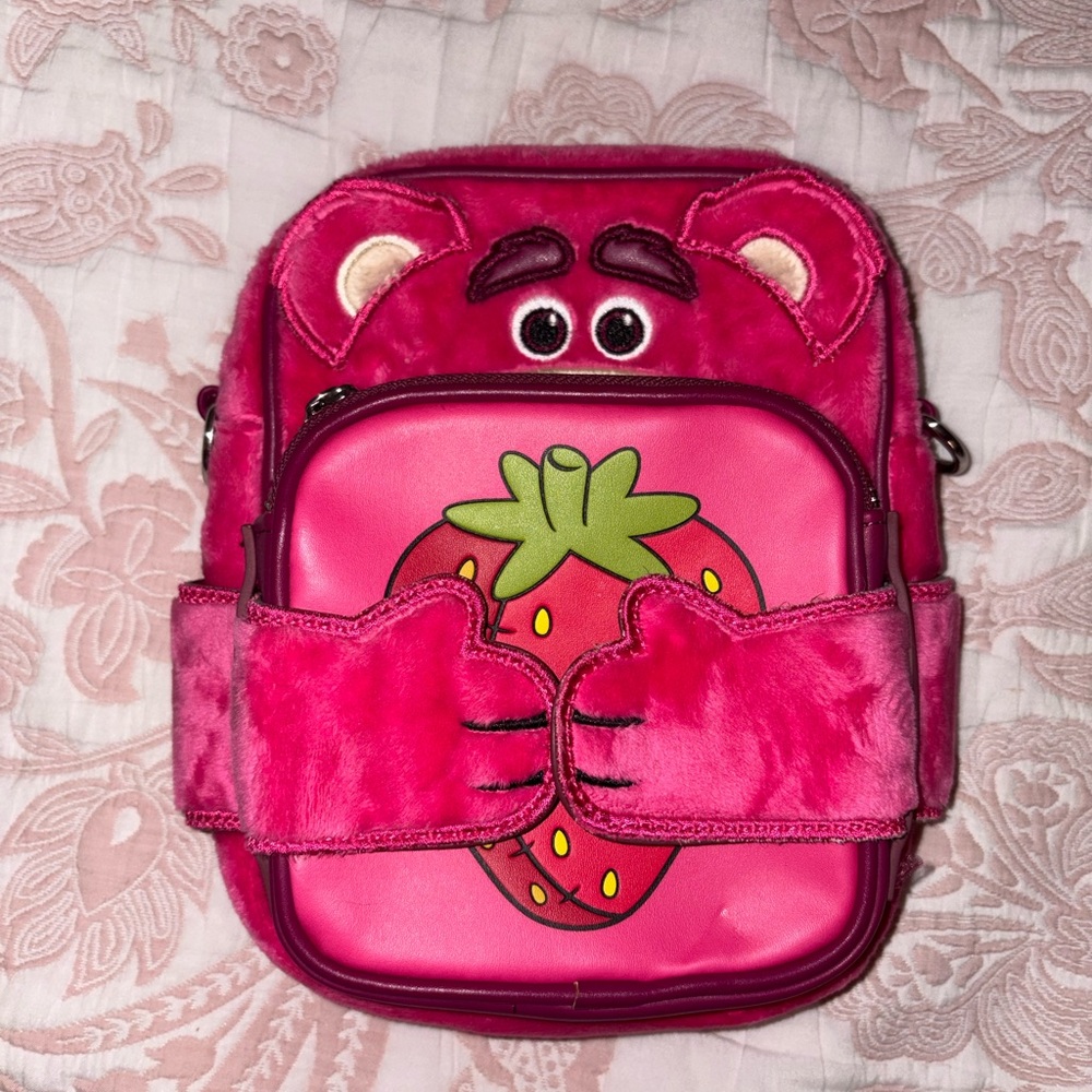 Loungefly Lotso Strawberry Scented Crossbody Bag